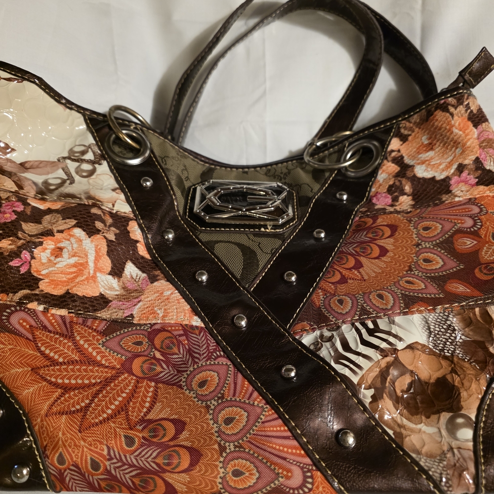 Guess Multicolor Patchwork Tote Bag - image 2